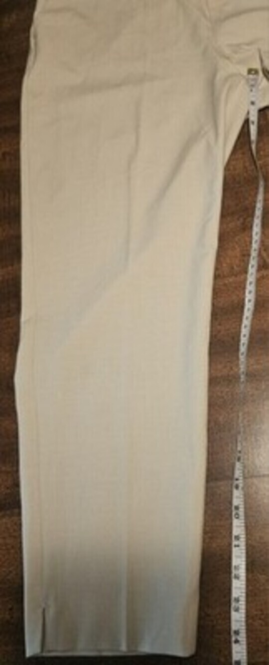 Banana Republic Straight Leg Ankle Taper Hayden Pants Womens 14P High Rise Beige - Picture 8 of 8